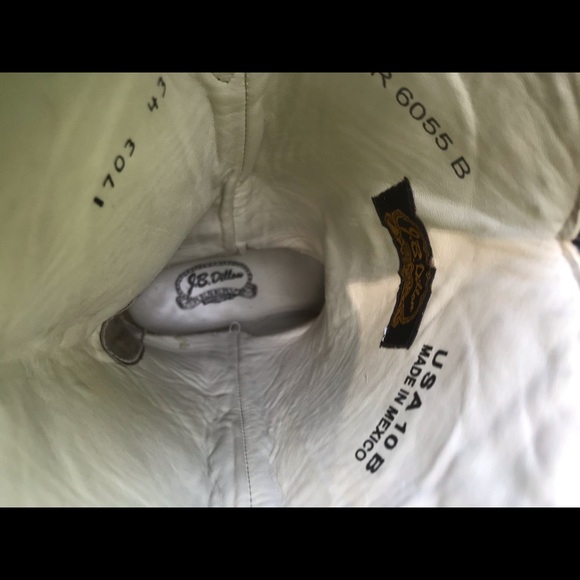 JB Dillon Womens Cowboy Boots Inlay Size 10 B - Picture 5 of 5